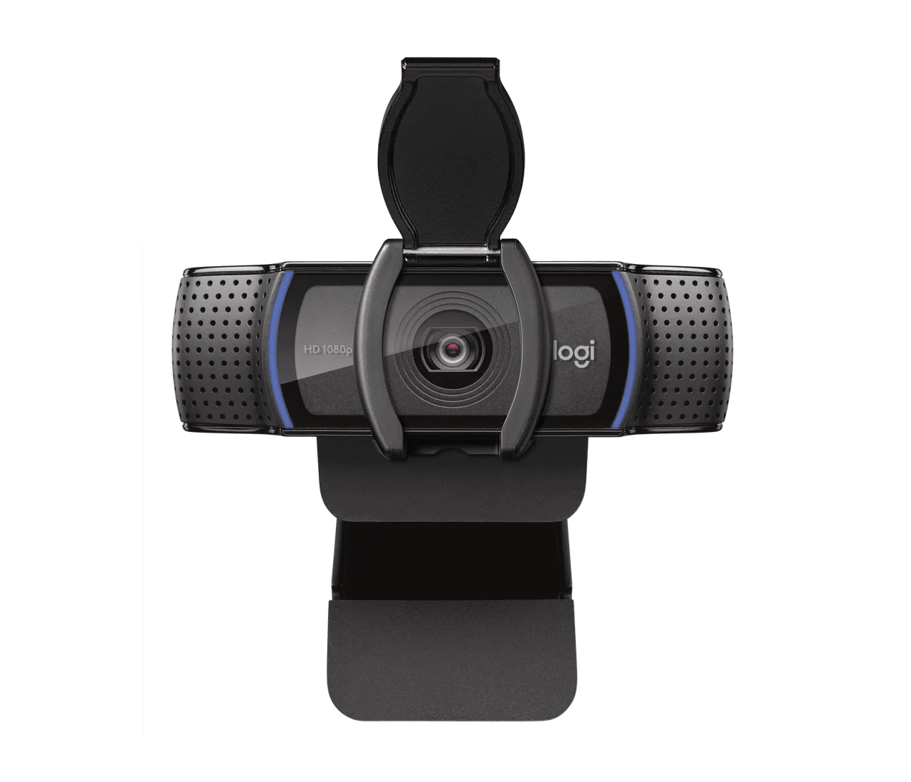 Front view of the lens and shutter assembly.