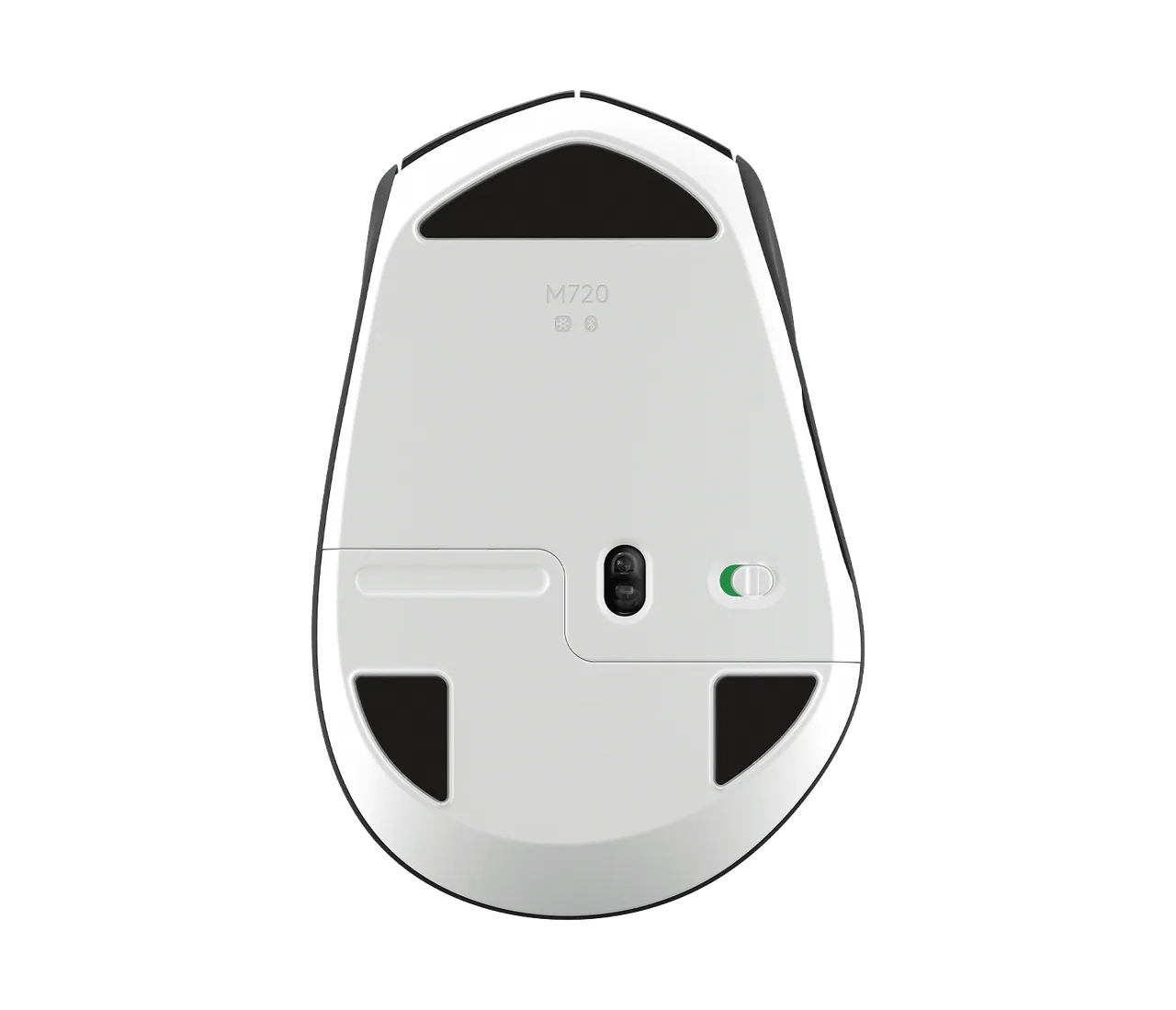 Underside shows sensor and connection details.
