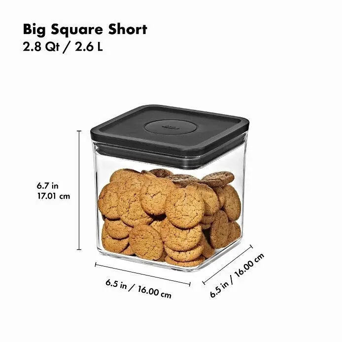 Manufacturer dimension graphic for the Big Square Short shape.