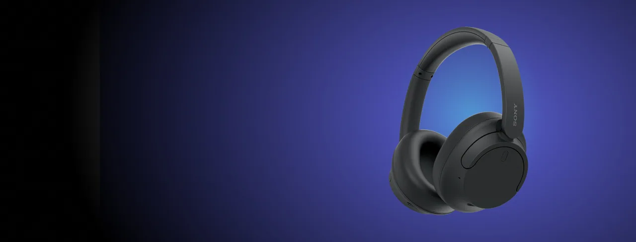 Black WH-CH720N on Sony’s product-page hero.
