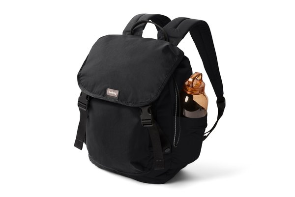 Bellroy Cinch Backpack: Cinch Backpack in the manufacturer’s black product photography.