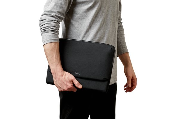 Bellroy Laptop Caddy: Hand-carry lifestyle image: this format still occupies a hand.