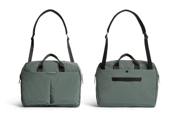 Bellroy Tokyo Work Bag: Front and rear views reveal different access points.