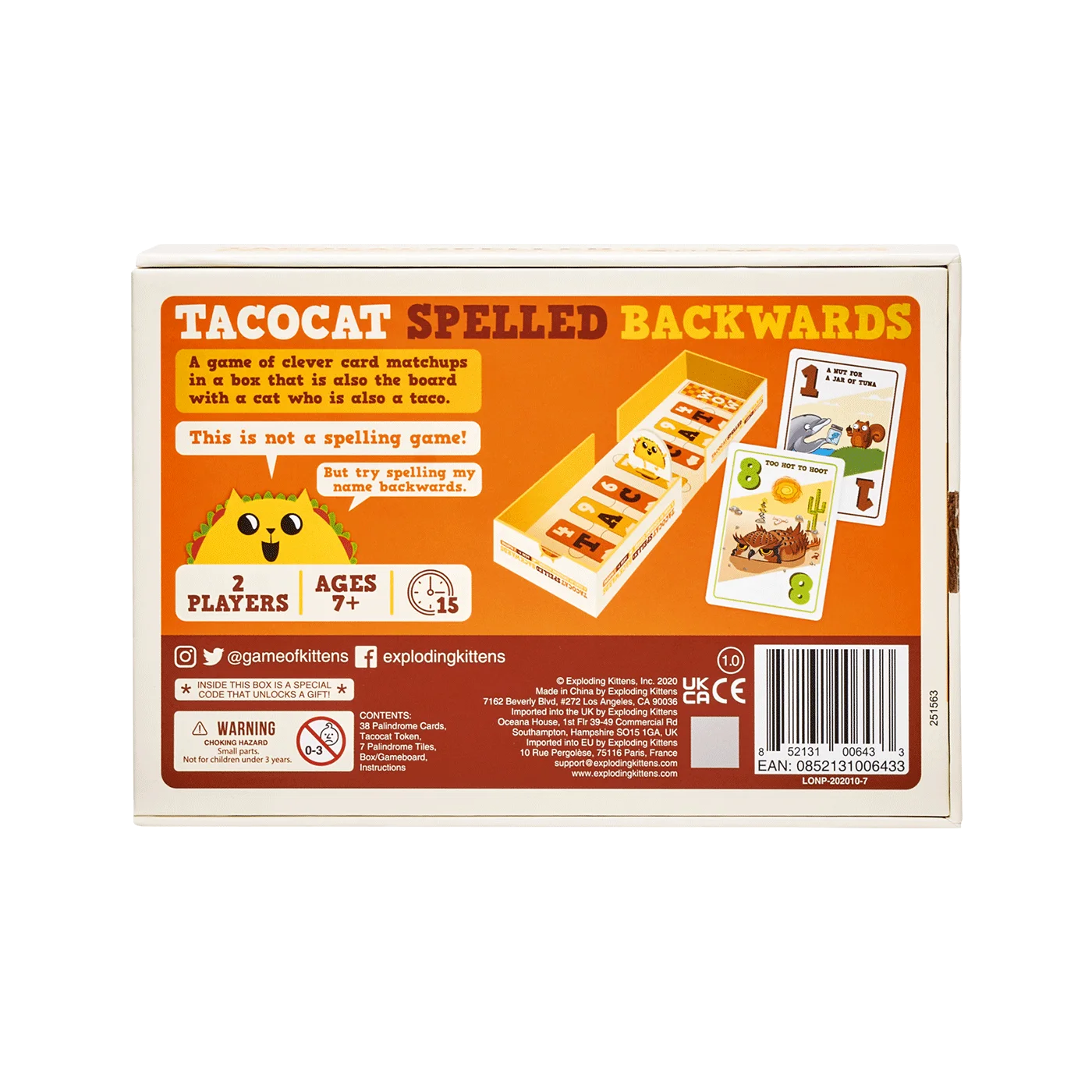 Tacocat Spelled Backwards — manufacturer detail 6