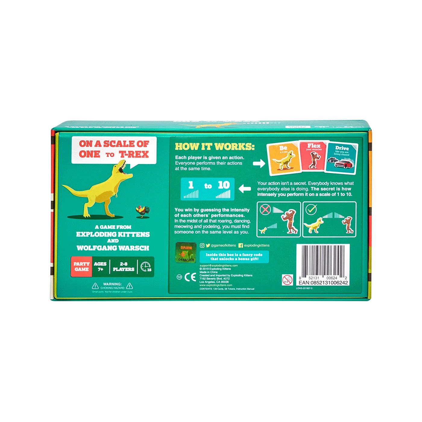 On a Scale of One to T-Rex — manufacturer detail 6