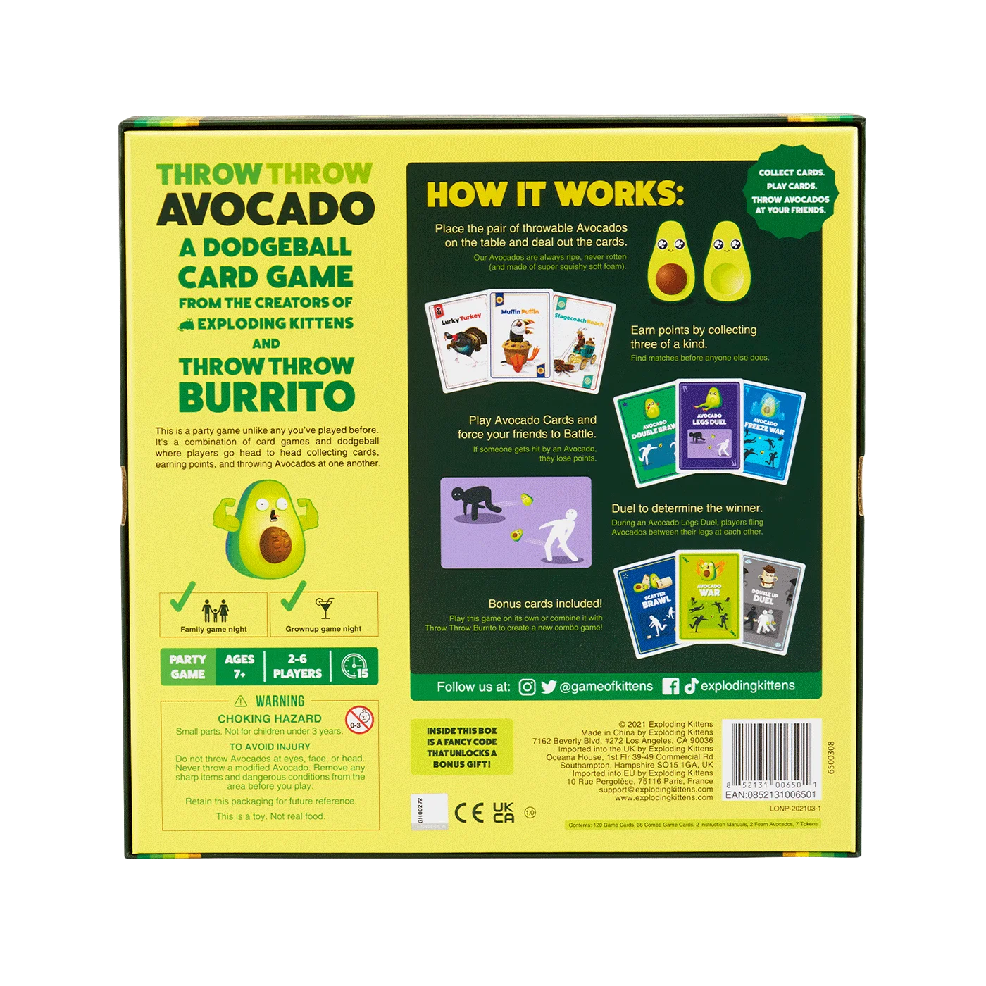 Throw Throw Avocado — manufacturer detail 6