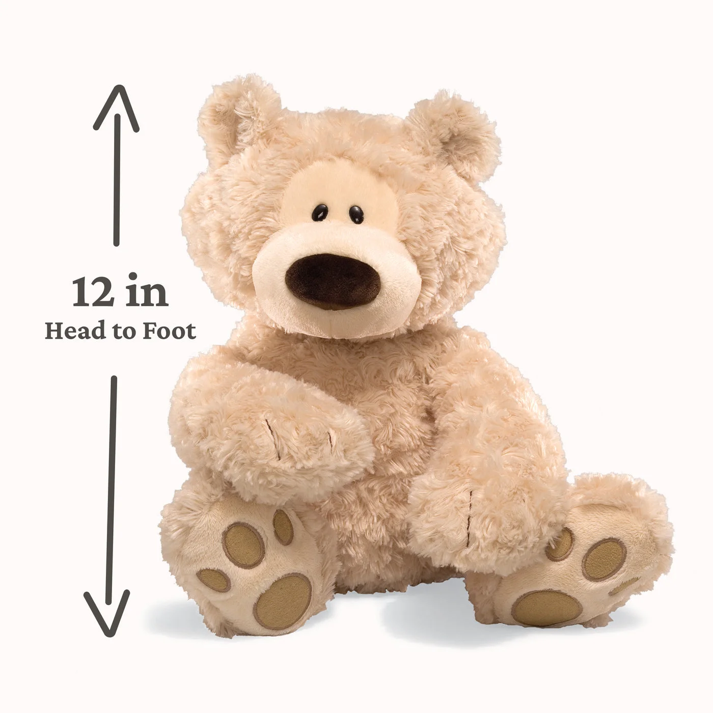 Philbin Bear, Beige, 12 in — manufacturer detail 4