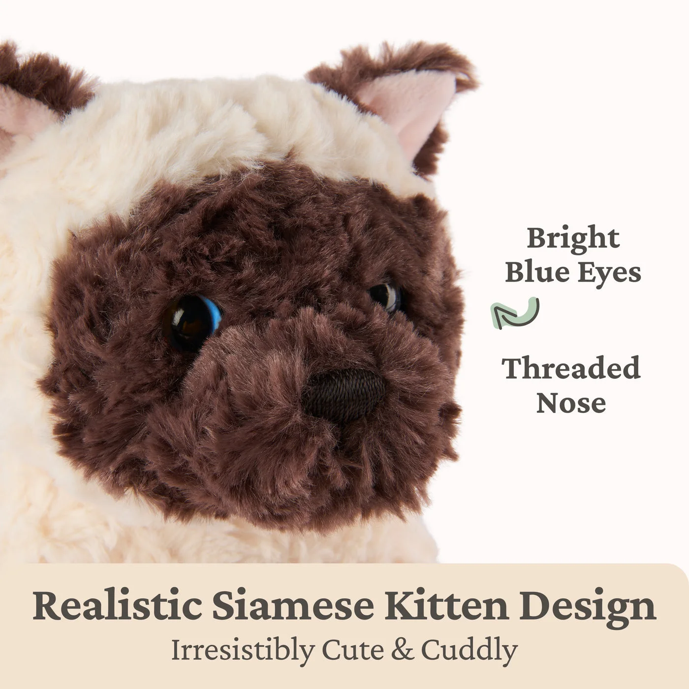 Bootsie Siamese Kitten, 9 in — manufacturer detail 3