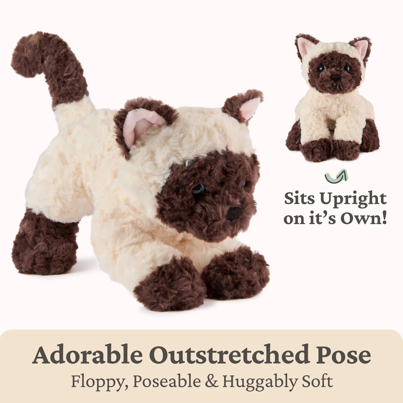 Bootsie Siamese Kitten, 9 in — manufacturer detail 5