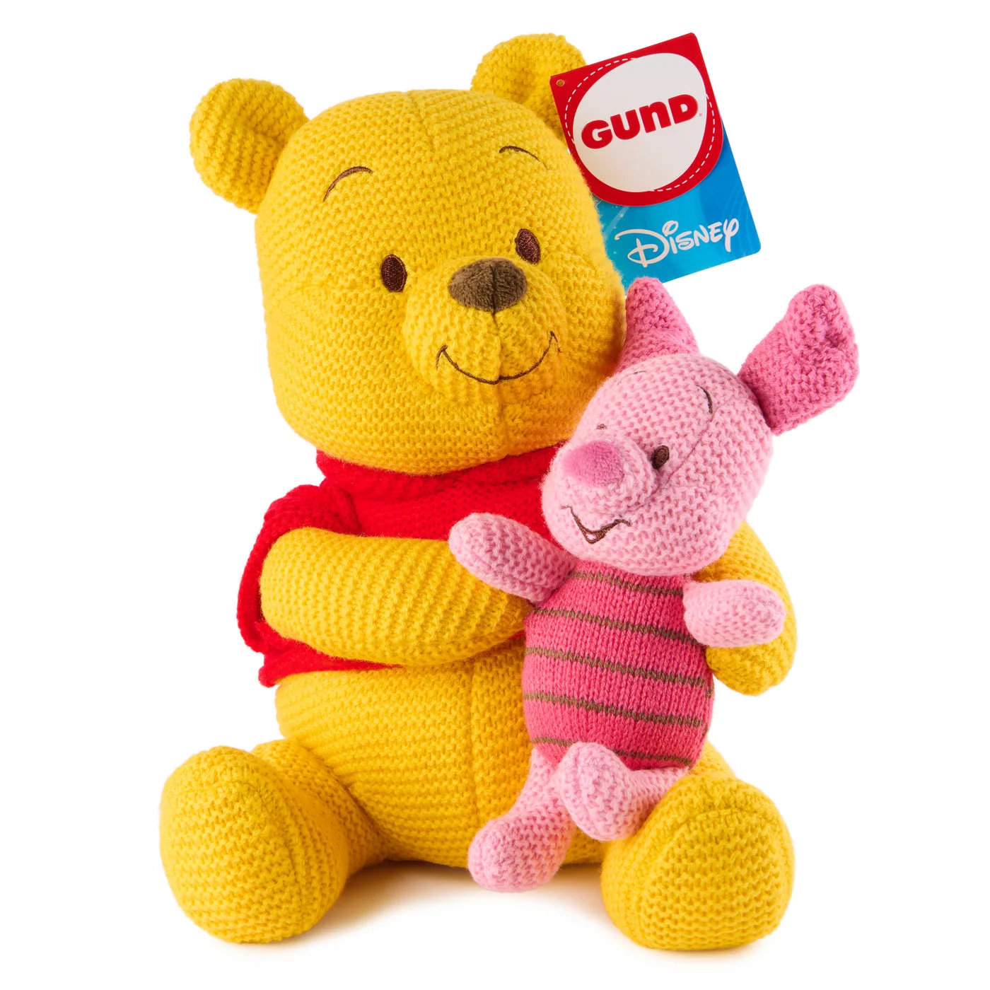 Winnie the Pooh & Piglet Knit Plush, 10 in — product overview