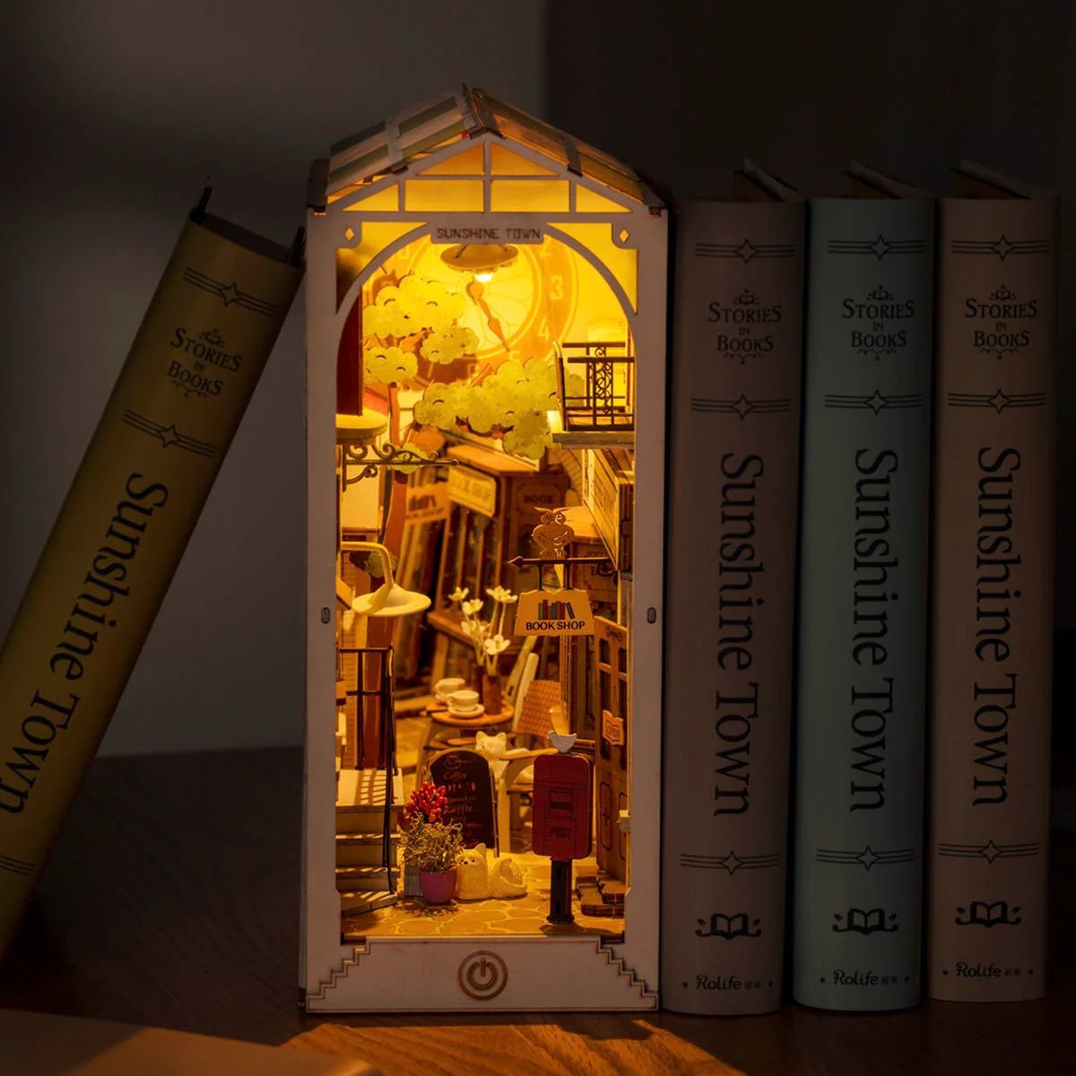 Rolife Sunshine Town Book Nook Kit TGB02 — manufacturer detail 2