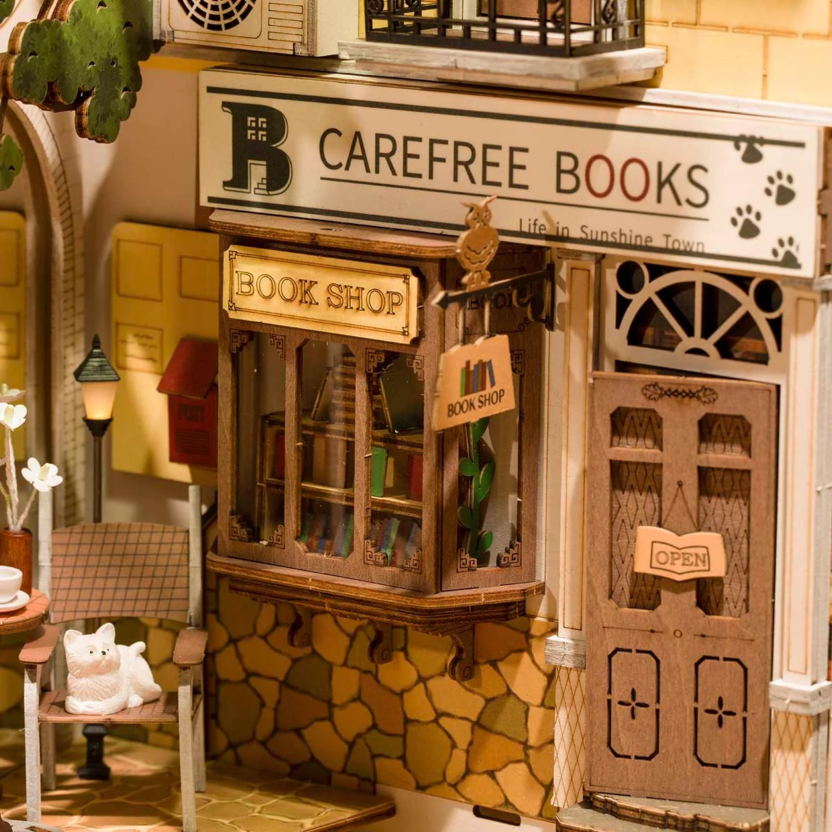Rolife Sunshine Town Book Nook Kit TGB02 — manufacturer detail 3