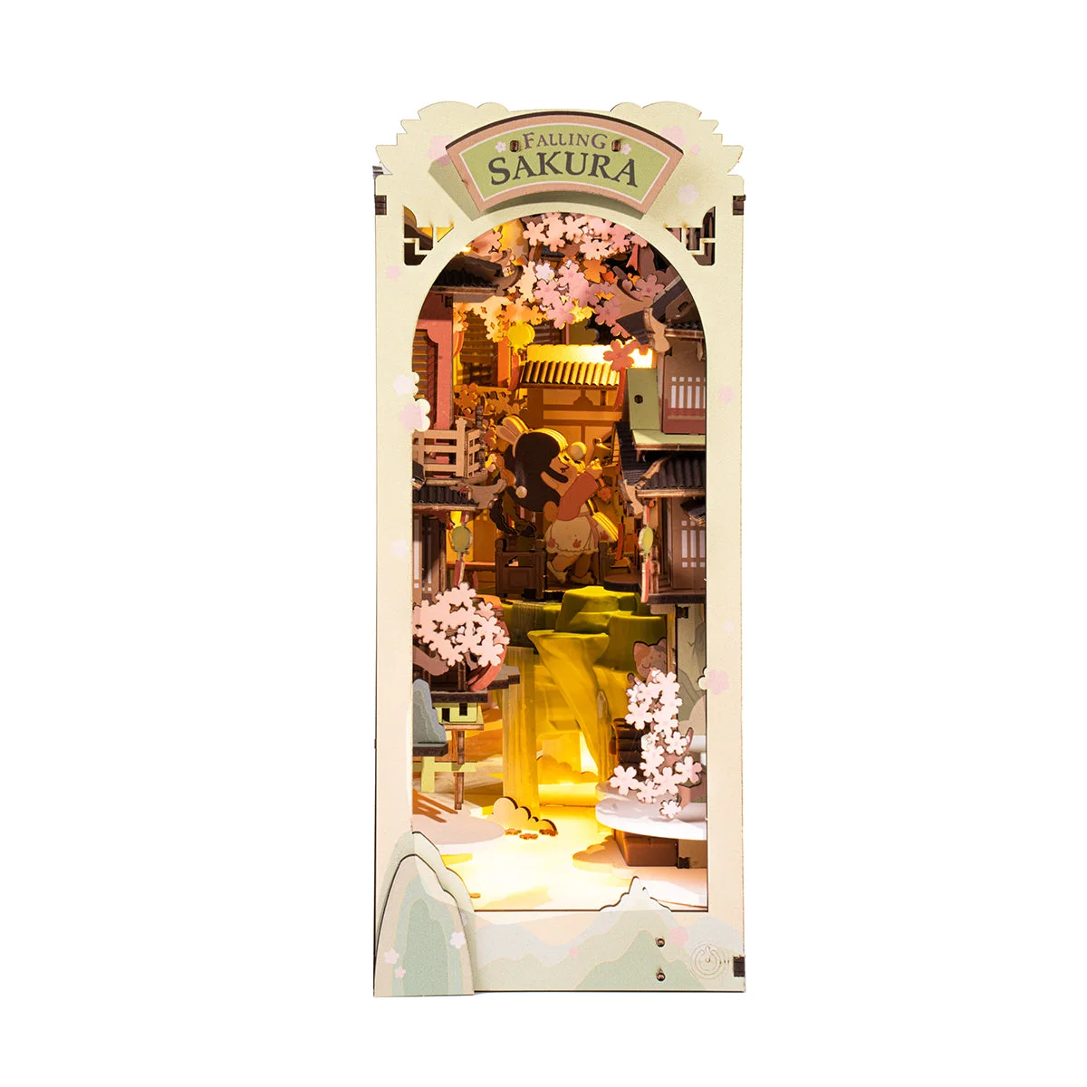 Rolife Falling Sakura DIY Book Nook TGB05 — product overview