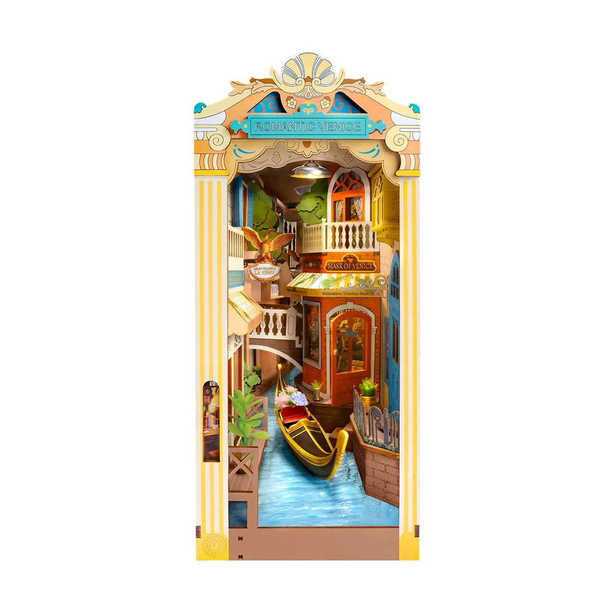 Rolife Romantic Venice DIY Book Nook Kit TGB08 — product overview