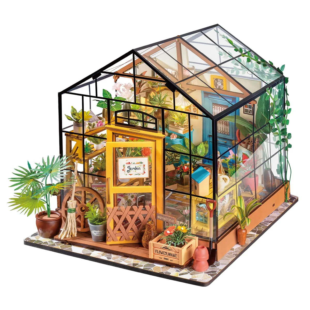 Rolife Cathy's Flower House DIY Miniature House DG104 — product overview