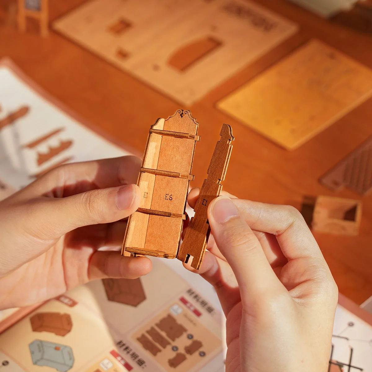 Rolife Corner Bookstore DIY Miniature House Kit DG164 — manufacturer detail 4