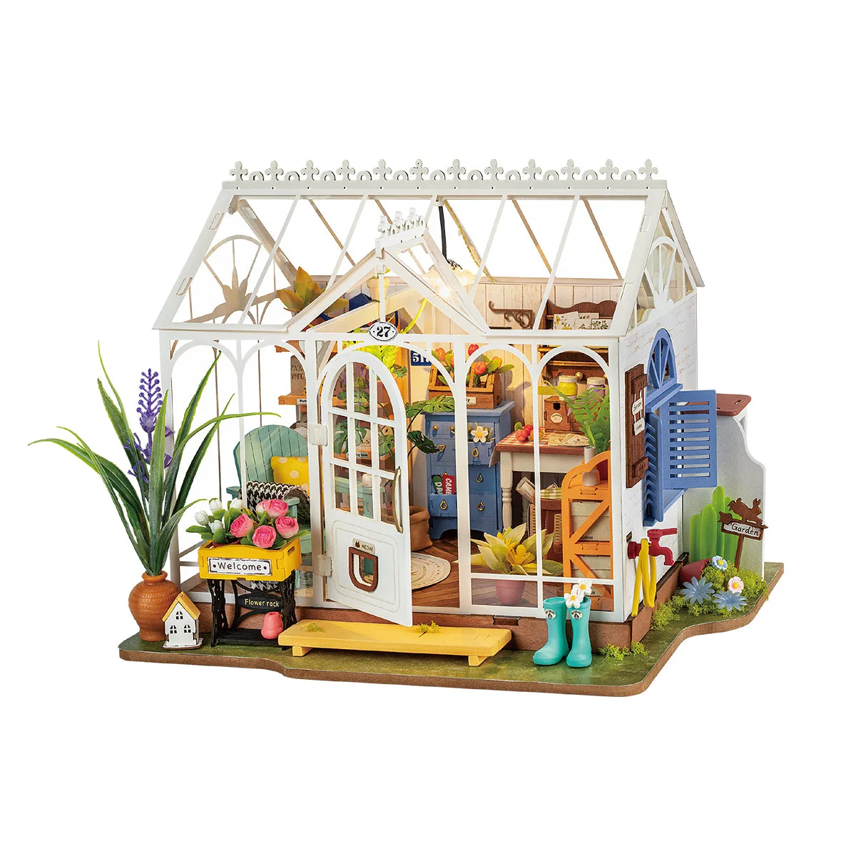 Rolife Dreamy Garden House DIY Miniature House Kit DG163 — product overview