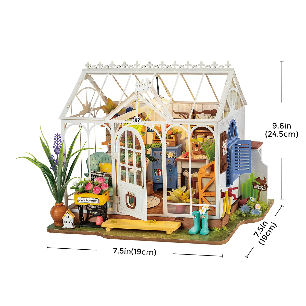 Rolife Dreamy Garden House DIY Miniature House Kit DG163 — manufacturer detail 6