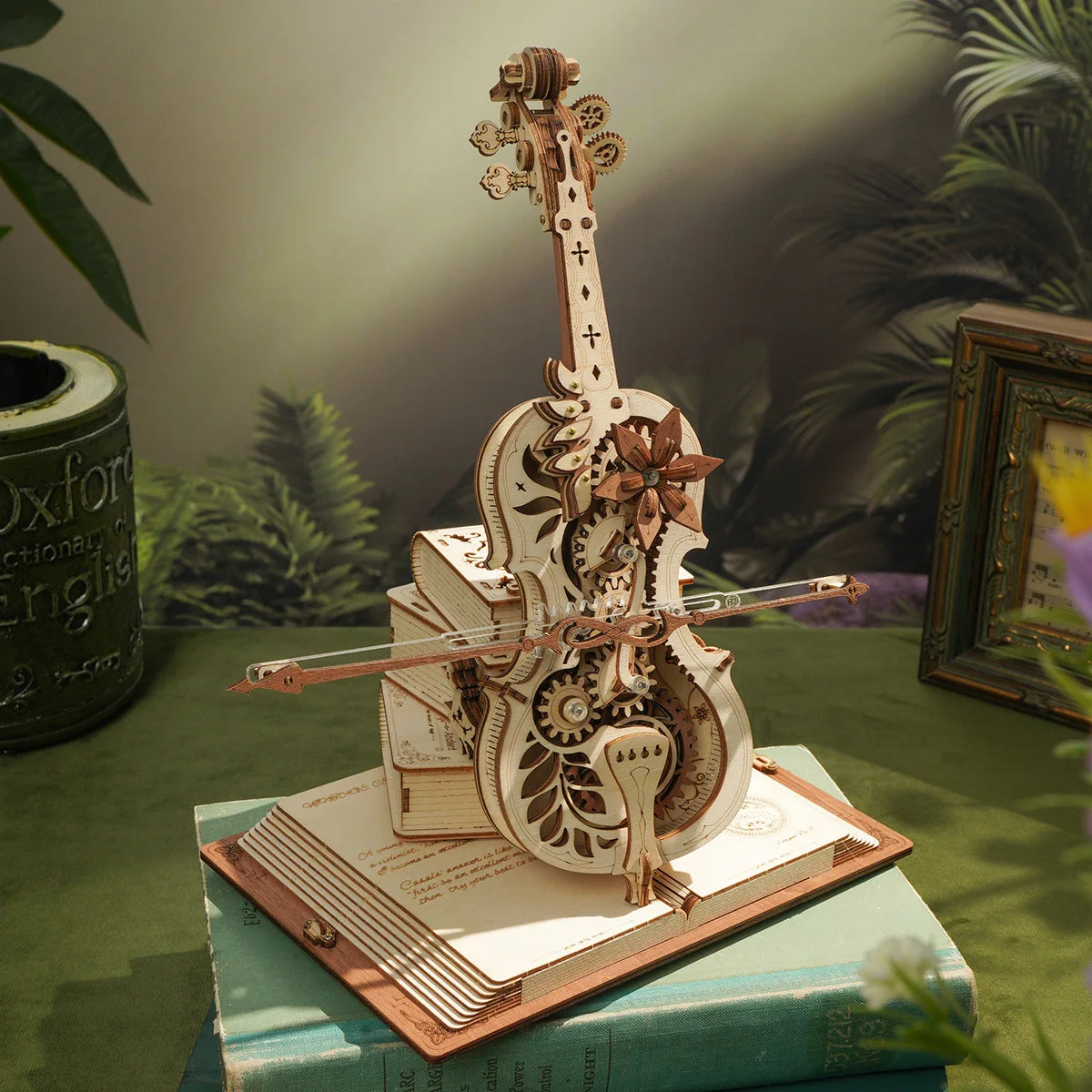 ROKR Magic Cello Mechanical Music Box 3D Wooden Puzzle AMK63 — manufacturer detail 2
