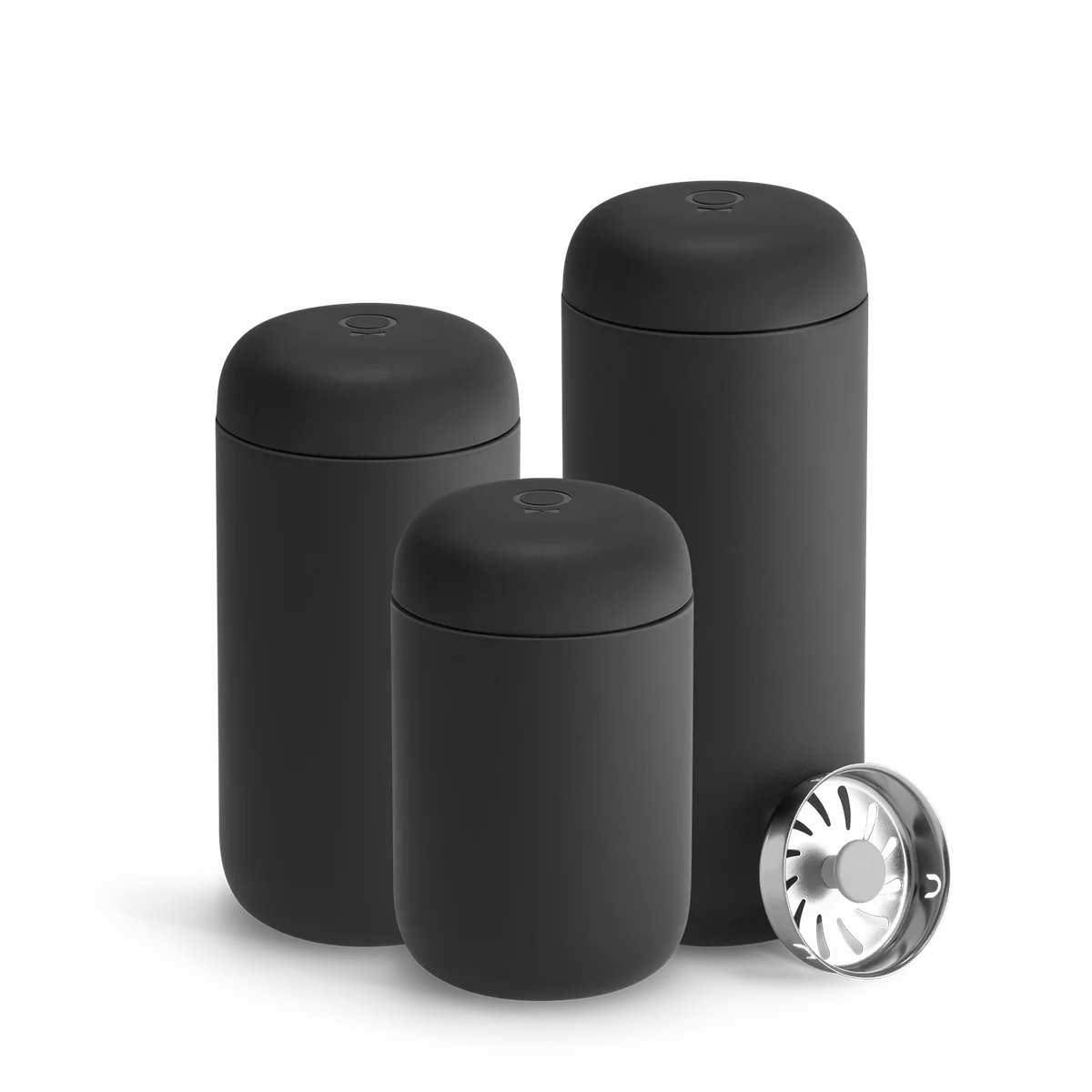 Matte Black Carter Move lid and cup detail