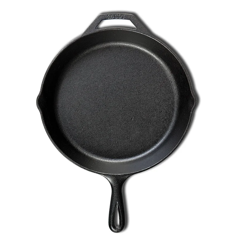 Top-down photograph of the Lodge 10.25-inch skillet