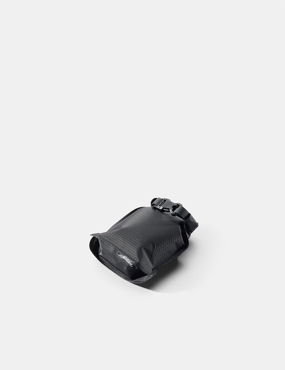 Black Matador FlatPak V2 folded and buckled