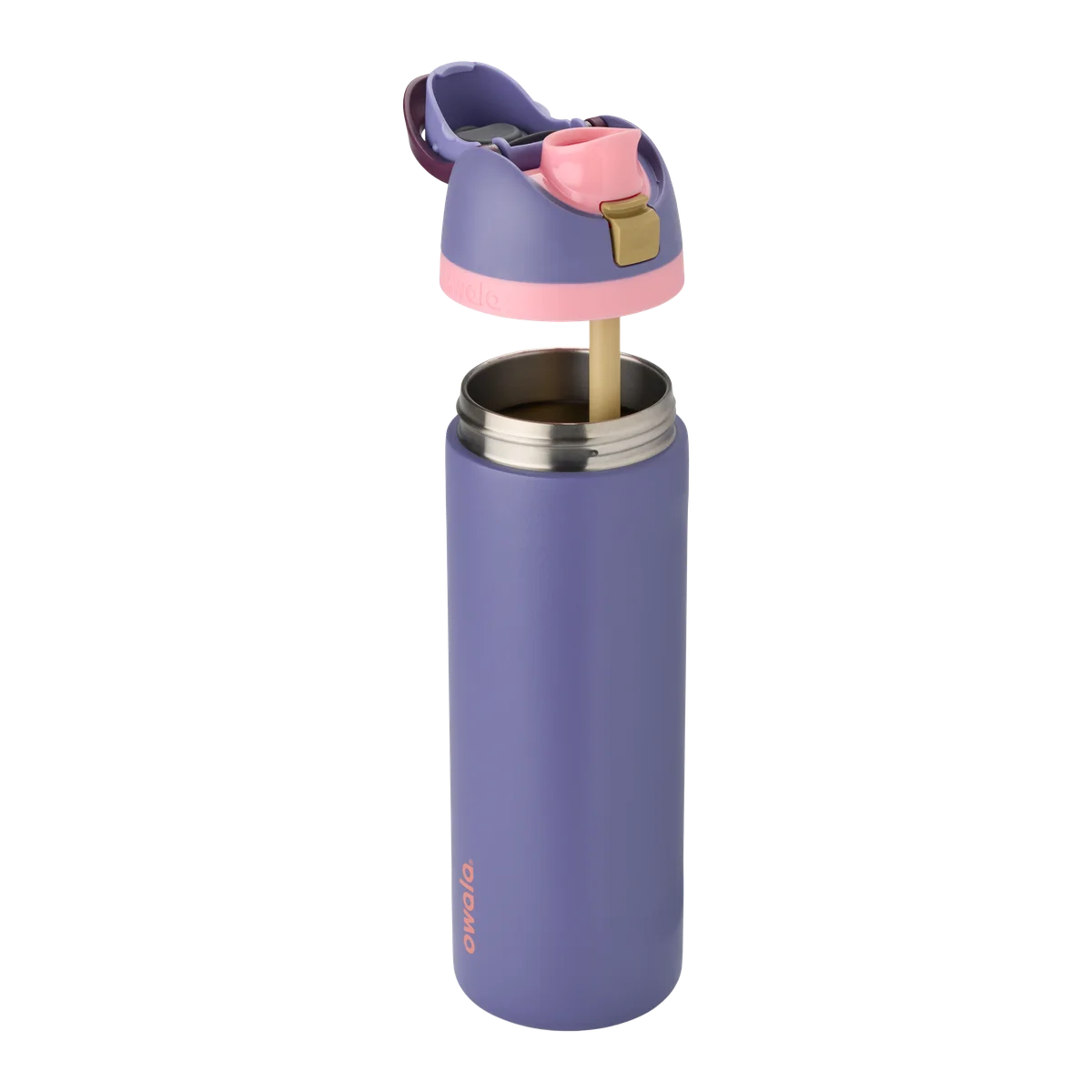 Exploded manufacturer image of Owala Blue Jay FreeSip parts
