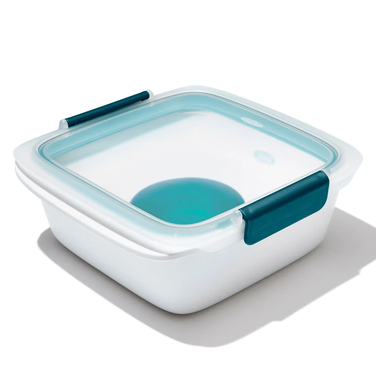 OXO Prep & Go Salad Container — 6.3 Cup, Teal — manufacturer detail 2