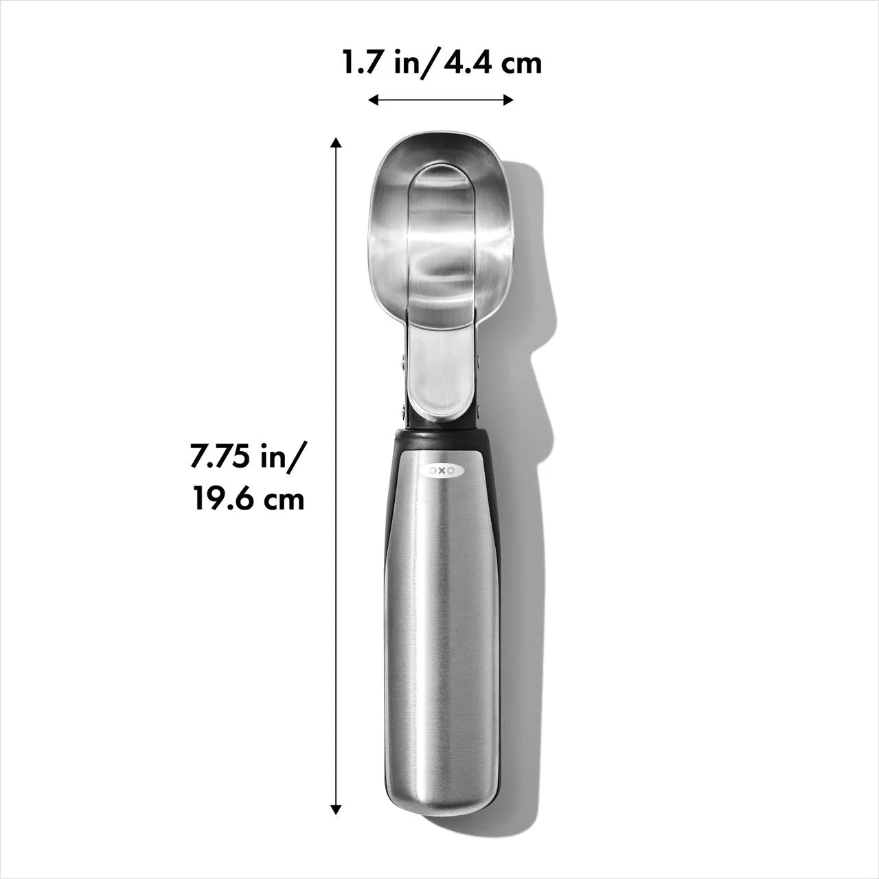 OXO STEEL Lever Ice Cream Scoop — manufacturer detail 2