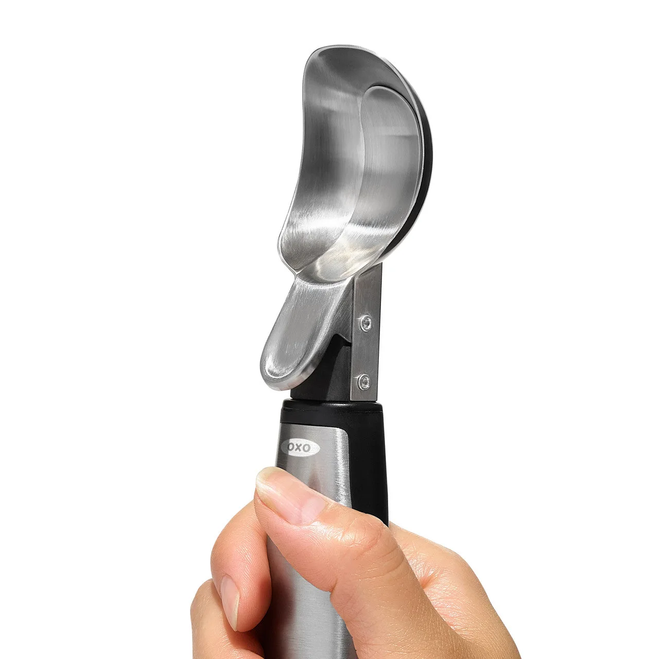 OXO STEEL Lever Ice Cream Scoop — manufacturer detail 4