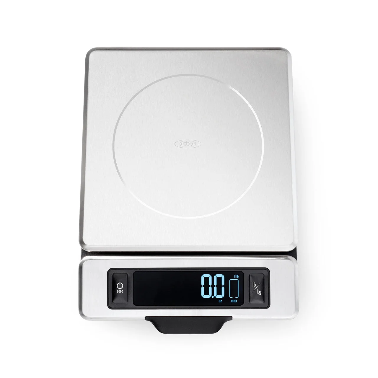 OXO 11-Pound Stainless Steel Food Scale with Pull-Out Display — manufacturer detail 1