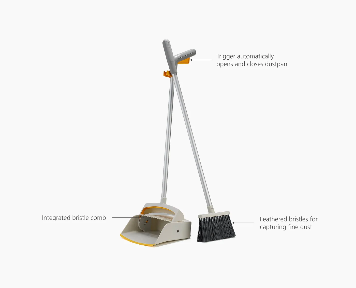 Joseph Joseph CleanTech Dustpan & Broom Sweep Set — manufacturer detail 6