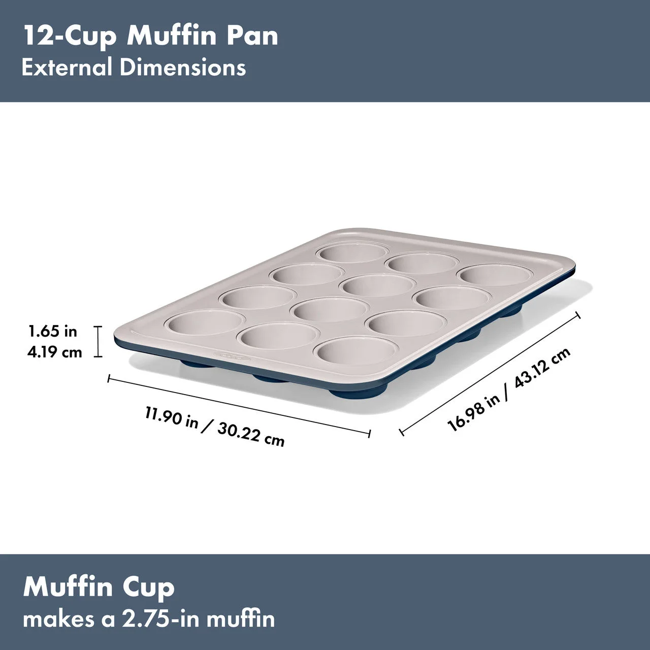 OXO Good Grips 12-Cup Muffin Pan — product detail 4