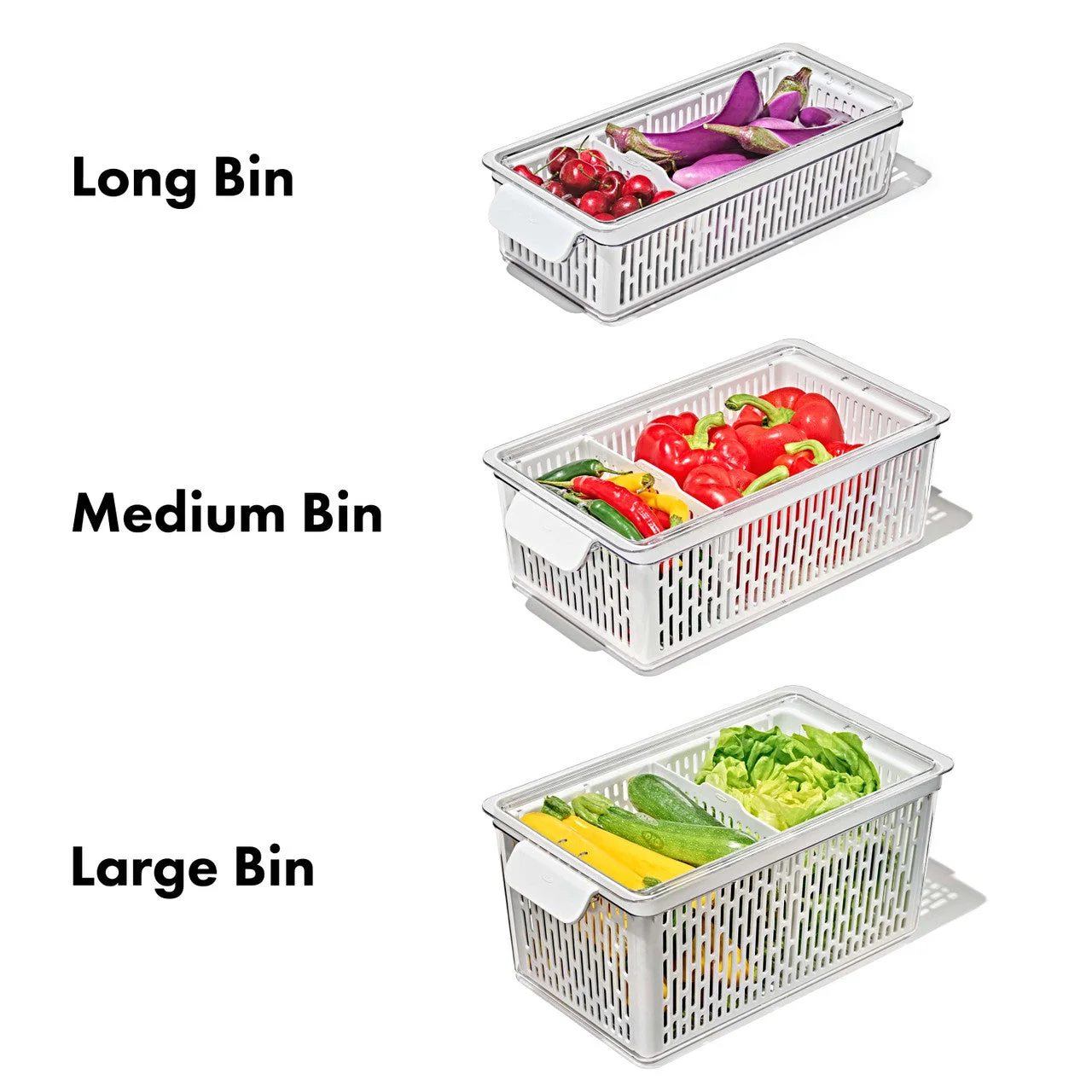 OXO Produce Saver, Long Bin — product detail 3