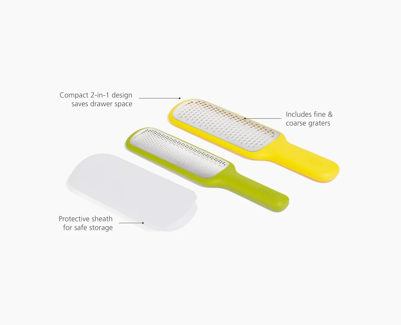 Joseph Joseph Nest™ Grate & Zest 2-Piece Set with Storage Sheath — product detail 6