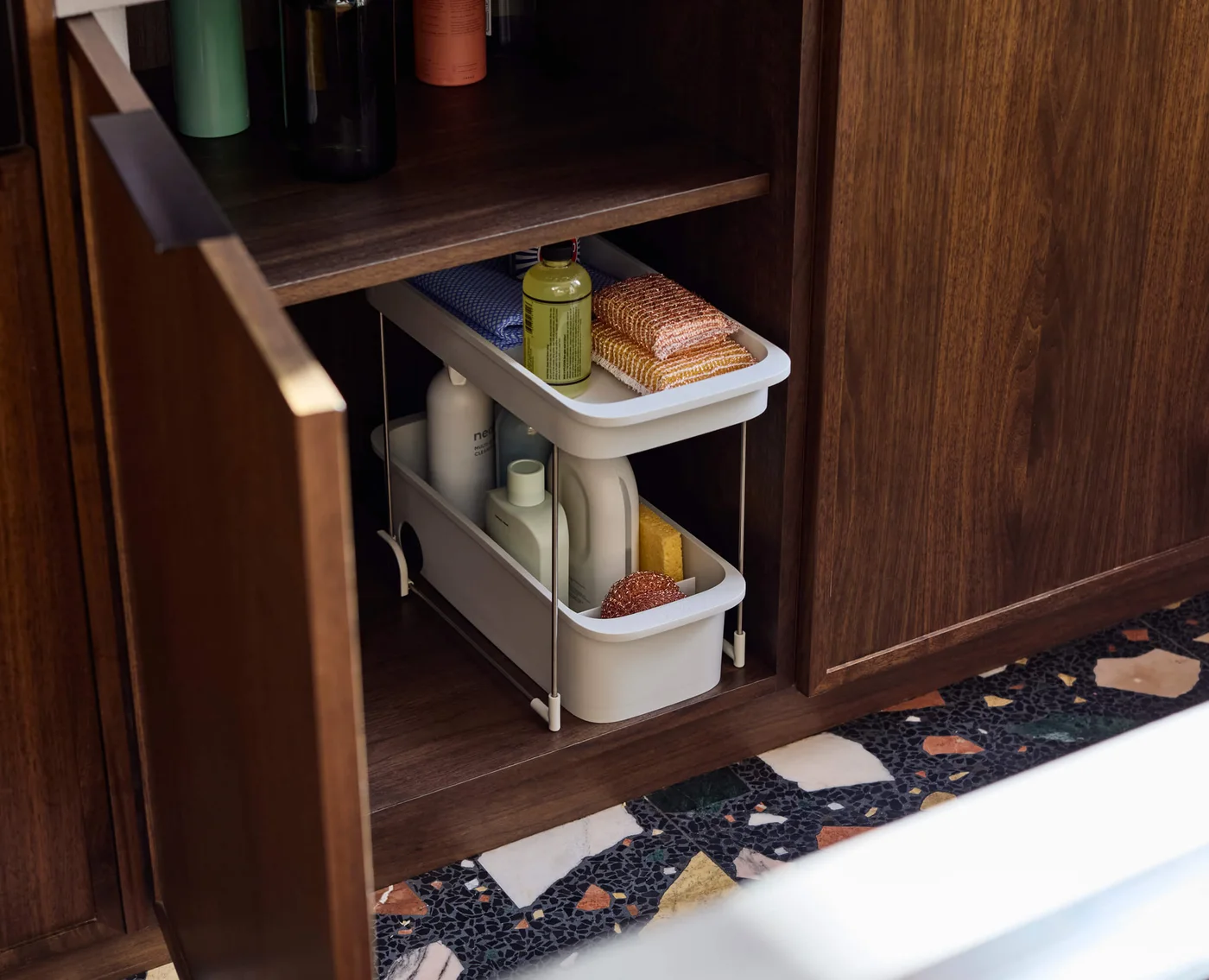 Joseph Joseph CupboardStore™ 2-Tier Easy-Access Storage Caddy — product detail 3