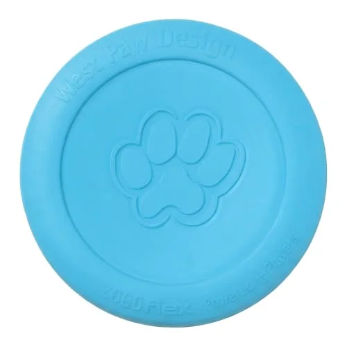 Selected Aqua Blue Zisc with moulded paw-print centre.