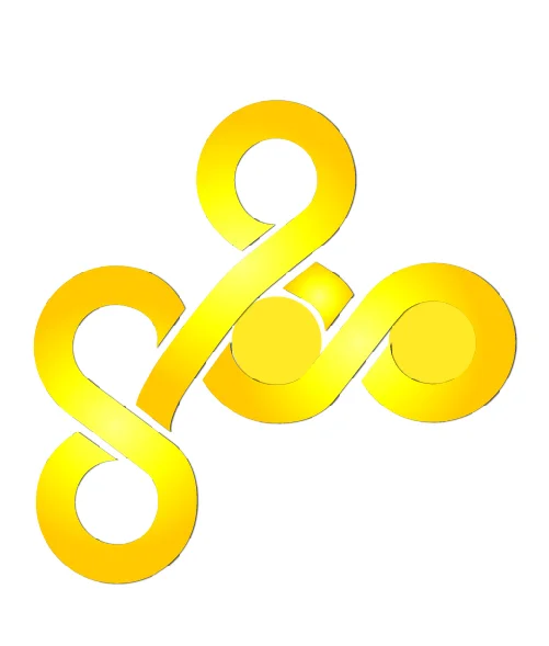 Close-up of one yellow puzzle piece showing the holes that accommodate matching-colour pegs.