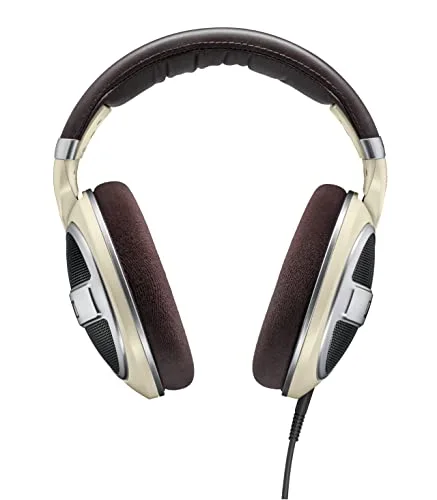 Front view of the oval earpads and padded headband.