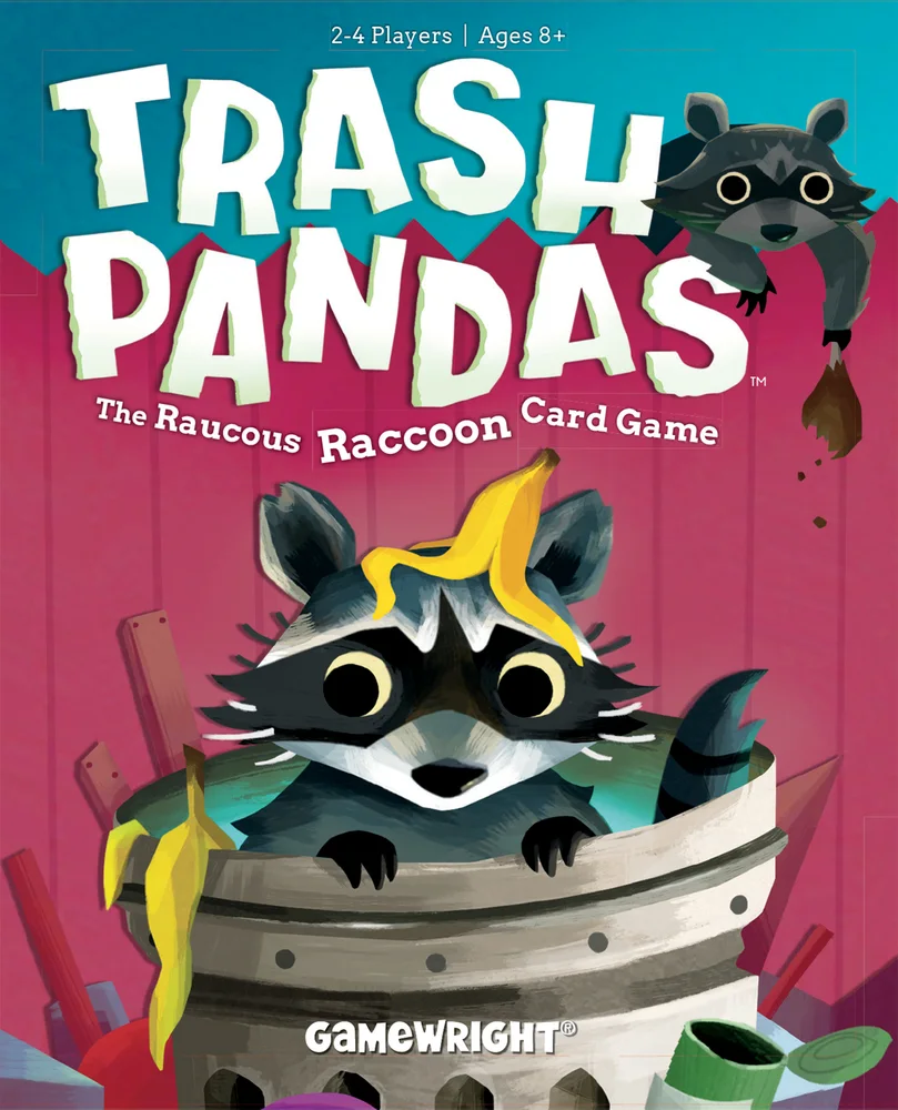 TrashPandas boxfront raccoonartwork.