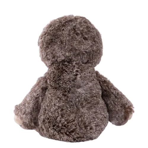 Rear view of the mottled fabric and relaxed body shape.