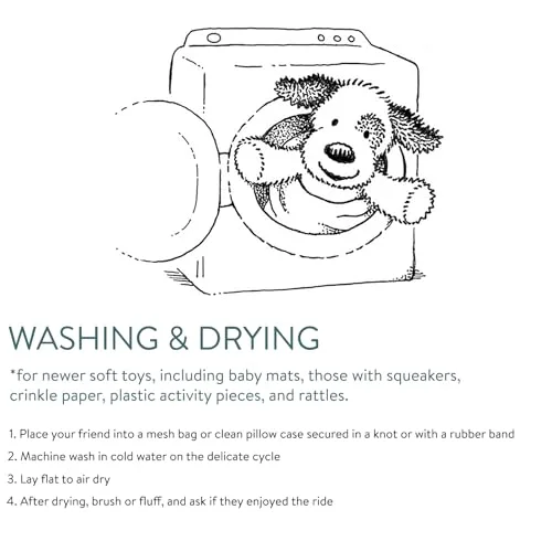 Manufacturer washing graphic; check the received item's sewn care label.