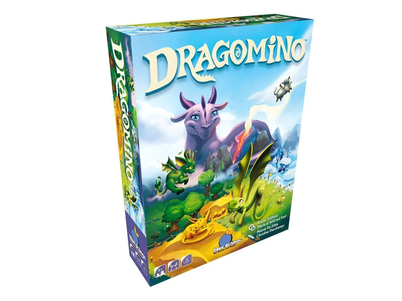 Dragomino box from the European publisher gallery; regional packaging can differ.