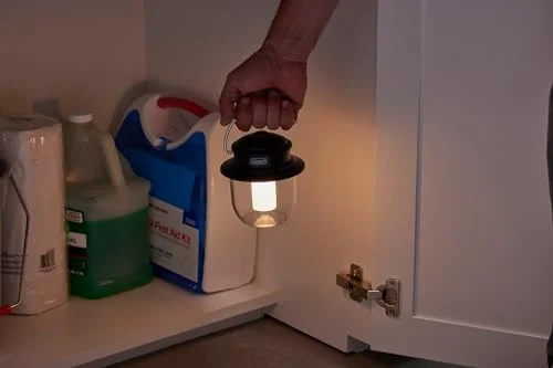 Handheld reference illustrates a small-area lighting use.