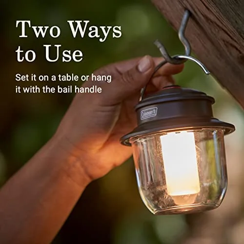 Handle allows carrying or hanging the selected lantern.