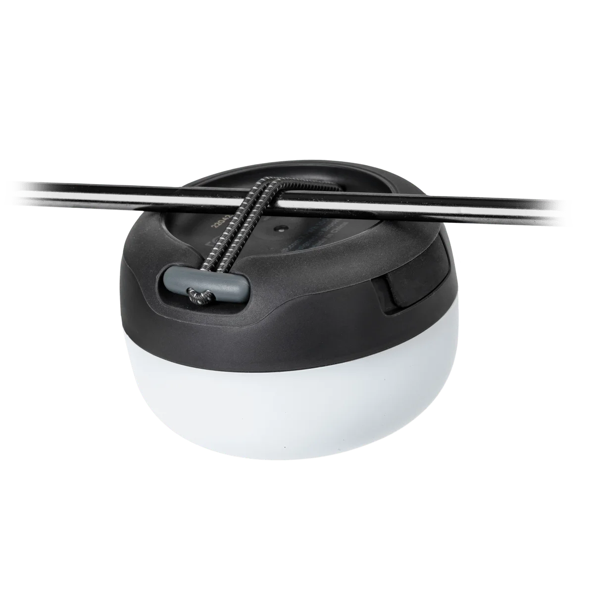 The strap is part of the light, not a separate full-size lantern handle.