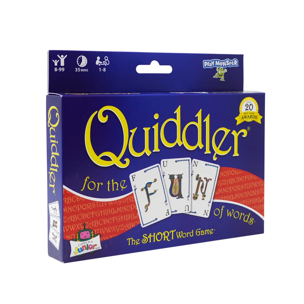 Original Quiddler 5000 card-game box; collectors tin is a different package.