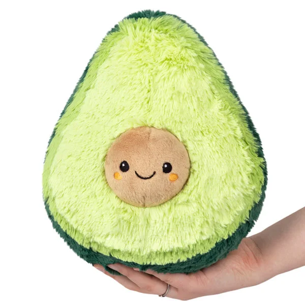 Mini Avocado front view with a hand for scale; the hand is not included.