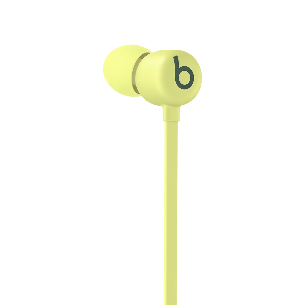 Yellow earbud housing and silicone tip.