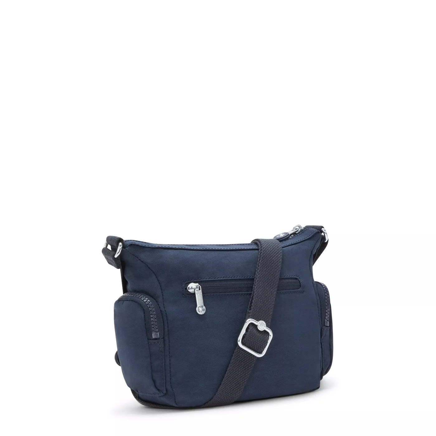 Back view and adjustable crossbody strap.